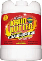 Krud Kutter - 5 Gal Bucket Cleaner/Degreaser - Liquid, Water-Based, Mild - USA Tool & Supply