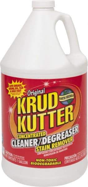 Krud Kutter - 1 Gal Bottle Cleaner/Degreaser - Liquid, Water-Based, Mild - USA Tool & Supply