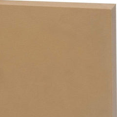 Made in USA - 1/2" Thick x 1' Wide x 1' Long, Kevlar/Nylon Sheet - Mustard Yellow, Rockwell R-115 Hardness, ±0.002 Tolerance - USA Tool & Supply