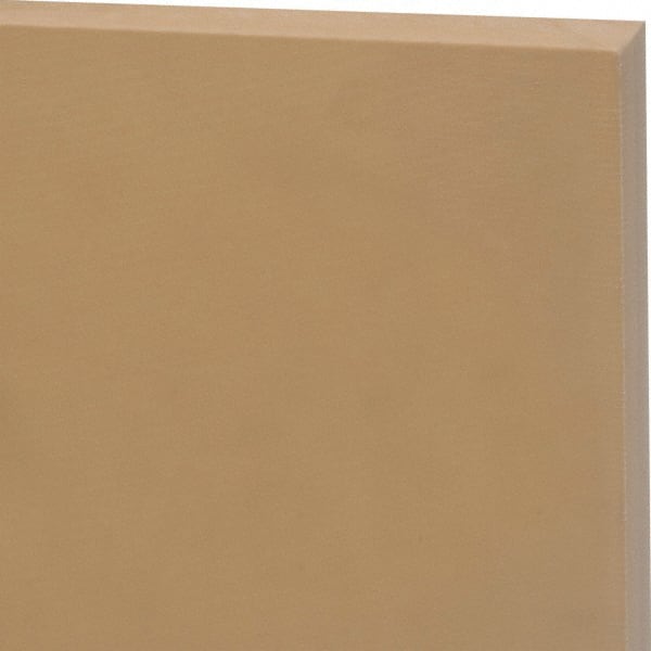 Made in USA - 1' x 1' x 1/4" Mustard Yellow Kevlar/Nylon Sheet - USA Tool & Supply
