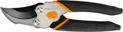 Fiskars - By-Pass Pruner - 5/8" Long Stainless Steel Blade, 5-1/2" Long Comfort Hand Grip Handle - USA Tool & Supply