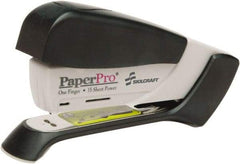 Ability One - 15 Sheet Desktop Stapler - Black, Gray - USA Tool & Supply