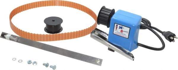 Mini-Skimmer - 12" Reach, 1 GPH Oil Removal Capacity, 115 Max Volt Rating, Belt Oil Skimmer - 40 to 125°F - USA Tool & Supply