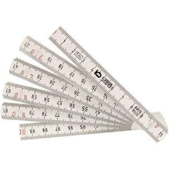 Wiha - Folding Rules Overall Length (Feet): 3.25 Graduation (Inch): 1/2 - USA Tool & Supply