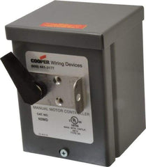 Cooper Wiring Devices - Steel Pushbutton Switch Enclosure - 3 NEMA Rated - USA Tool & Supply