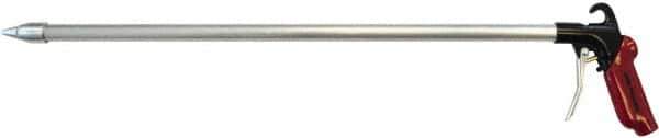 Value Collection - 120 Max psi Whisper Jet Pistol Grip Blow Gun - 1/4 NPT Inlet, 24" Tube Length, Aluminum - USA Tool & Supply