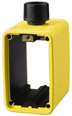 Cooper Wiring Devices - 1 Gang, Thermoplastic Rectangle Portable Outlet Box - 6-1/2" Overall Height x 4-1/4" Overall Width x 2-5/8" Overall Depth, Weather Resistant - USA Tool & Supply