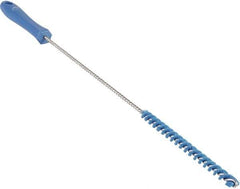 Vikan - 0.4" Diam Polyester Valve Brush - 19-5/8" OAL, 5-11/16" Head Length, Polypropylene & Stainless Steel Handle - USA Tool & Supply