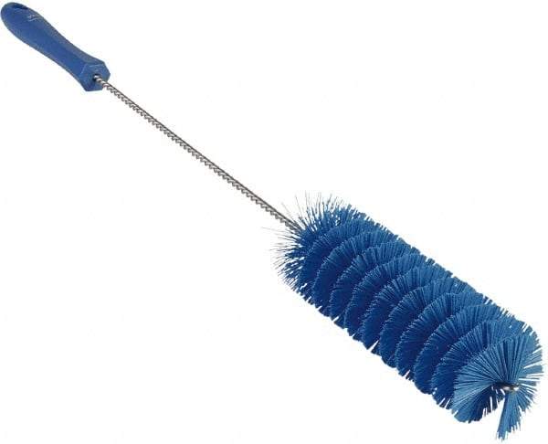 Vikan - 2" Diam Polyester Valve Brush - 19-5/8" OAL, 5-15/16" Head Length, Polypropylene & Stainless Steel Handle - USA Tool & Supply