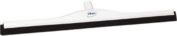 Vikan - 28" Foam Rubber Blade Bench Squeegee - Double Edge, White, Plastic Holder - USA Tool & Supply