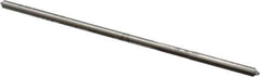 Made in USA - 0.1181" Cobalt 4 Flute Chucking Reamer - Straight Flute, 0.112" Straight Shank, 7/8" Flute Length, 3-1/2" OAL - USA Tool & Supply