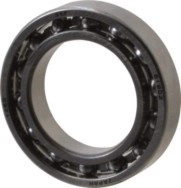 SKF - 15mm Bore Diam, 24mm OD, Open Thin Section Radial Ball Bearing - 5mm Wide, 1 Row, Round Bore, 180 Lb Static Capacity, 351 Lb Dynamic Capacity - USA Tool & Supply