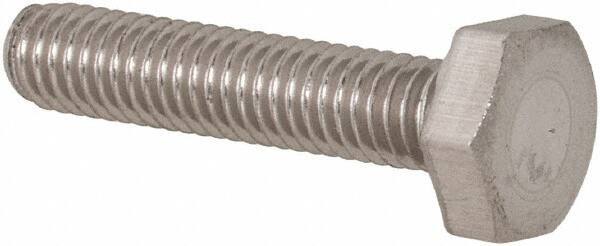 Value Collection - M3x0.50mm Metric Coarse, 14mm Length Under Head Hex Head Cap Screw - Fully Threaded, Grade 18-8 & Austenitic A2 Stainless Steel, Uncoated, 5.5mm Hex - USA Tool & Supply