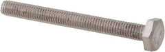 Value Collection - M3x0.50mm Metric Coarse, 30mm Length Under Head Hex Head Cap Screw - Fully Threaded, Grade 18-8 & Austenitic A2 Stainless Steel, Uncoated, 5.5mm Hex - USA Tool & Supply