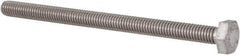 Value Collection - M4x0.70mm Metric Coarse, 60mm Length Under Head Hex Head Cap Screw - Fully Threaded, Grade 18-8 & Austenitic A2 Stainless Steel, Uncoated, 7mm Hex - USA Tool & Supply
