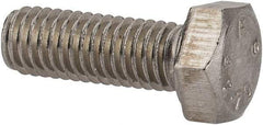 Value Collection - M5x0.80mm Metric Coarse, 14mm Length Under Head Hex Head Cap Screw - Fully Threaded, Grade 18-8 & Austenitic A2 Stainless Steel, Uncoated, 8mm Hex - USA Tool & Supply