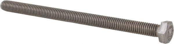 Value Collection - M5x0.80mm Metric Coarse, 75mm Length Under Head Hex Head Cap Screw - Fully Threaded, Grade 18-8 & Austenitic A2 Stainless Steel, Uncoated, 8mm Hex - USA Tool & Supply