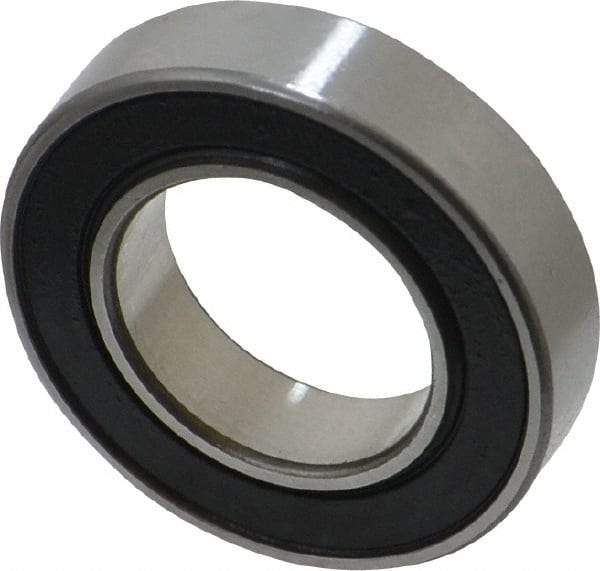 SKF - 17mm Bore Diam, 30mm OD, Double Seal Thin Section Radial Ball Bearing - 7mm Wide, 1 Row, Round Bore, 522 Lb Static Capacity, 980 Lb Dynamic Capacity - USA Tool & Supply