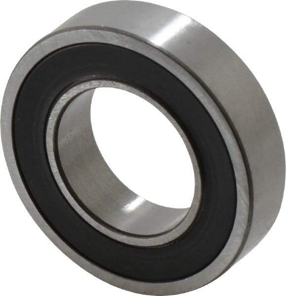 SKF - 20mm Bore Diam, 37mm OD, Double Seal Thin Section Radial Ball Bearing - 9mm Wide, 1 Row, Round Bore, 821 Lb Static Capacity, 1,430 Lb Dynamic Capacity - USA Tool & Supply