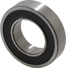 SKF - 20mm Bore Diam, 37mm OD, Double Seal Thin Section Radial Ball Bearing - 9mm Wide, 1 Row, Round Bore, 821 Lb Static Capacity, 1,430 Lb Dynamic Capacity - USA Tool & Supply