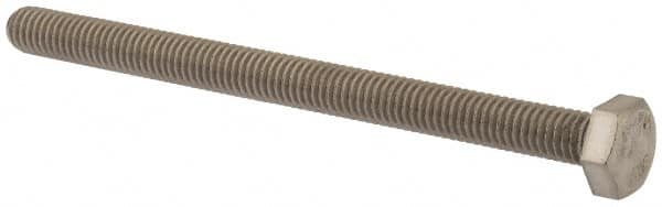 Value Collection - M6x1.00mm Metric Coarse, 80mm Length Under Head Hex Head Cap Screw - USA Tool & Supply