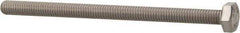 Value Collection - M6x1.00mm Metric Coarse, 90mm Length Under Head Hex Head Cap Screw - Fully Threaded, Grade 18-8 & Austenitic A2 Stainless Steel, Uncoated, 10mm Hex - USA Tool & Supply