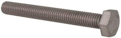 Value Collection - M8x1.25mm Metric Coarse, 65mm Length Under Head Hex Head Cap Screw - Fully Threaded, Grade 18-8 & Austenitic A2 Stainless Steel, Uncoated, 13mm Hex - USA Tool & Supply