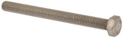 Value Collection - M8x1.25mm Metric Coarse, 90mm Length Under Head Hex Head Cap Screw - Fully Threaded, Grade 18-8 & Austenitic A2 Stainless Steel, Uncoated, 13mm Hex - USA Tool & Supply