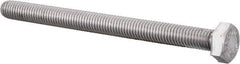 Value Collection - M8x1.25mm Metric Coarse, 100mm Length Under Head Hex Head Cap Screw - Fully Threaded, Grade 18-8 & Austenitic A2 Stainless Steel, Uncoated, 13mm Hex - USA Tool & Supply