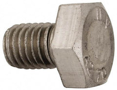 Value Collection - M10x1.50mm Metric Coarse, 14mm Length Under Head Hex Head Cap Screw - Fully Threaded, Grade 18-8 & Austenitic A2 Stainless Steel, Uncoated, 17mm Hex - USA Tool & Supply