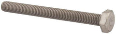 Value Collection - M10x1.50mm Metric Coarse, 100mm Length Under Head Hex Head Cap Screw - Fully Threaded, Grade 18-8 & Austenitic A2 Stainless Steel, Uncoated, 17mm Hex - USA Tool & Supply