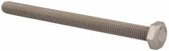 Value Collection - M10x1.50mm Metric Coarse, 130mm Length Under Head Hex Head Cap Screw - Fully Threaded, Grade 18-8 & Austenitic A2 Stainless Steel, Uncoated, 17mm Hex - USA Tool & Supply