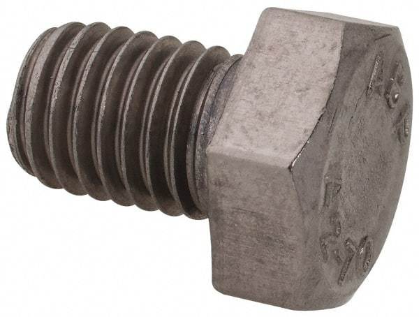Value Collection - M12x1.75mm Metric Coarse, 16mm Length Under Head Hex Head Cap Screw - Fully Threaded, Grade 18-8 & Austenitic A2 Stainless Steel, Uncoated, 19mm Hex - USA Tool & Supply