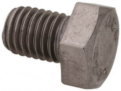 Value Collection - M12x1.75mm Metric Coarse, 16mm Length Under Head Hex Head Cap Screw - Fully Threaded, Grade 18-8 & Austenitic A2 Stainless Steel, Uncoated, 19mm Hex - USA Tool & Supply