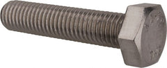 Value Collection - M12x1.75mm Metric Coarse, 55mm Length Under Head Hex Head Cap Screw - USA Tool & Supply