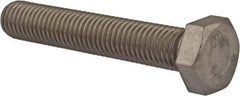 Value Collection - M12x1.75mm Metric Coarse, 70mm Length Under Head Hex Head Cap Screw - Fully Threaded, Grade 18-8 & Austenitic A2 Stainless Steel, Uncoated, 19mm Hex - USA Tool & Supply