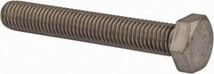 Value Collection - M12x1.75mm Metric Coarse, 80mm Length Under Head Hex Head Cap Screw - Fully Threaded, Grade 18-8 & Austenitic A2 Stainless Steel, Uncoated, 19mm Hex - USA Tool & Supply