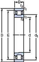 SKF - 30mm Bore Diam, 62mm OD, Double Shield Deep Groove Radial Ball Bearing - 16mm Wide, 1 Row, Round Bore, 11,200 Nm Static Capacity, 15,600 Nm Dynamic Capacity - USA Tool & Supply