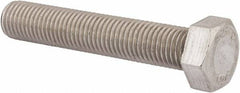 Value Collection - M24x3.00mm Metric Coarse, 130mm Length Under Head Hex Head Cap Screw - Fully Threaded, Grade 18-8 & Austenitic A2 Stainless Steel, Uncoated, 36mm Hex - USA Tool & Supply