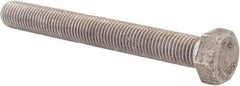Value Collection - M24x3.00mm Metric Coarse, 200mm Length Under Head Hex Head Cap Screw - Fully Threaded, Grade 18-8 & Austenitic A2 Stainless Steel, Uncoated, 36mm Hex - USA Tool & Supply