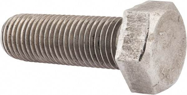 Value Collection - M30x3.50mm Metric Fine, 90mm Length Under Head Hex Head Cap Screw - Fully Threaded, Grade 18-8 & Austenitic A2 Stainless Steel, Uncoated, 46mm Hex - USA Tool & Supply