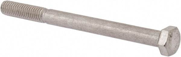 Value Collection - M5x0.80mm Metric Coarse, 60mm Length Under Head Hex Head Cap Screw - Partially Threaded, Grade 18-8 & Austenitic A2 Stainless Steel, Uncoated, 8mm Hex - USA Tool & Supply