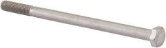 Value Collection - M5x0.80mm Metric Coarse, 80mm Length Under Head Hex Head Cap Screw - Partially Threaded, Grade 18-8 & Austenitic A2 Stainless Steel, Uncoated, 8mm Hex - USA Tool & Supply
