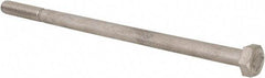Value Collection - M6x1.00mm Metric Coarse, 120mm Length Under Head Hex Head Cap Screw - Partially Threaded, Grade 18-8 & Austenitic A2 Stainless Steel, Uncoated, 10mm Hex - USA Tool & Supply