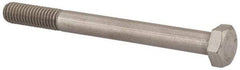 Value Collection - M8x1.25mm Metric Coarse, 85mm Length Under Head Hex Head Cap Screw - Partially Threaded, Grade 18-8 & Austenitic A2 Stainless Steel, Uncoated, 13mm Hex - USA Tool & Supply