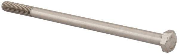 Value Collection - M8x1.25mm Metric Coarse, 140mm Length Under Head Hex Head Cap Screw - Partially Threaded, Grade 18-8 & Austenitic A2 Stainless Steel, Uncoated, 13mm Hex - USA Tool & Supply