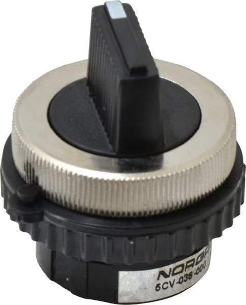 Norgren - 10-32 UNF Selector Valve - 3-Way, 6 Position, 0.03 CV Rate & Rotary Switch Detented - USA Tool & Supply