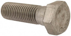Value Collection - M24x3.00mm Metric Coarse, 75mm Length Under Head Hex Head Cap Screw - Partially Threaded, Grade 18-8 & Austenitic A2 Stainless Steel, Uncoated, 36mm Hex - USA Tool & Supply