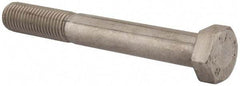 Value Collection - M24x3.00mm Metric Coarse, 180mm Length Under Head Hex Head Cap Screw - Partially Threaded, Grade 18-8 & Austenitic A2 Stainless Steel, Uncoated, 36mm Hex - USA Tool & Supply