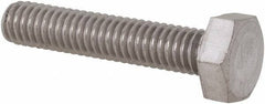 Value Collection - M4x0.70mm Metric Coarse, 20mm Length Under Head Hex Head Cap Screw - Fully Threaded, Grade 316 & Austenitic A4 Stainless Steel, Uncoated, 7mm Hex - USA Tool & Supply